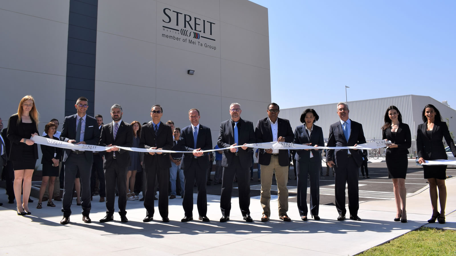 Opteamum Associates on site — STREIT México plant inauguration